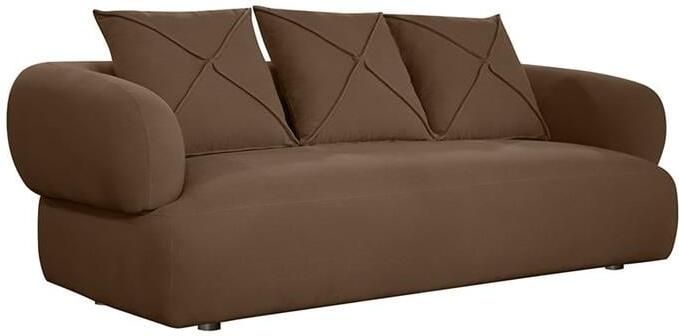 Bronx71 3-zitsbank Palermo velvet bruin - Foto 2