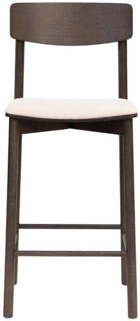 Bronx71 Barkruk Jane walnoot off white 80 cm barstoel - Foto 2