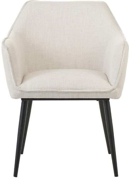 Bronx71 Eetkamerstoel Ciara linnen off white stoel - Foto 2