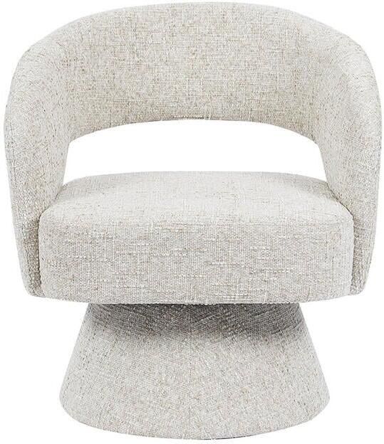Bronx71 Fauteuil Josh draaibaar chenille taupe - Foto 2