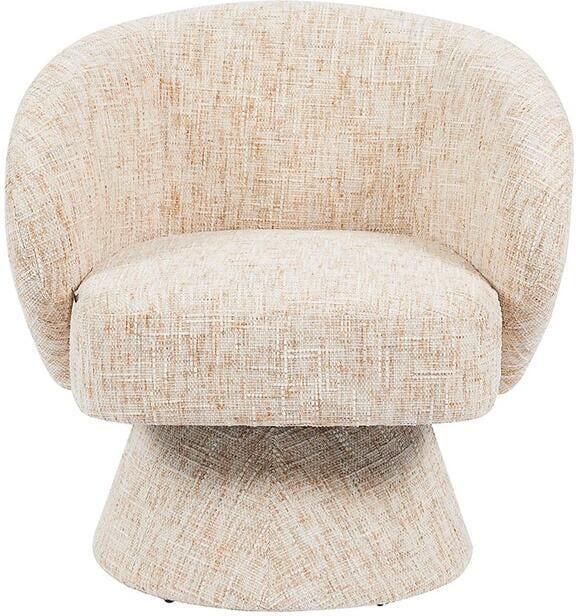 Bronx71 Fauteuil Lenn draaibaar chenille beige - Foto 2