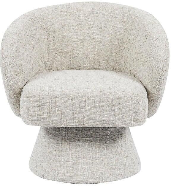 Bronx71 Fauteuil Lenn draaibaar chenille taupe - Foto 2