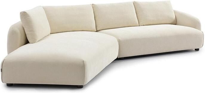 Bronx71 Hoekbank Isa chenille off white links - Foto 3