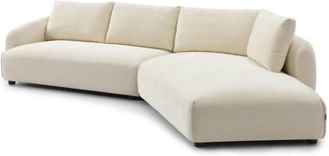 Bronx71 Hoekbank Isa chenille off white rechts - Foto 2