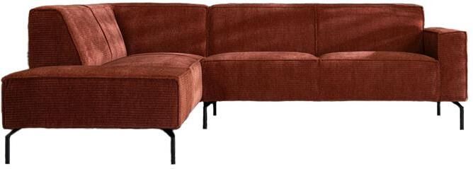 Bronx71 Hoekbank Kansas koper ribstof links. - Foto 2