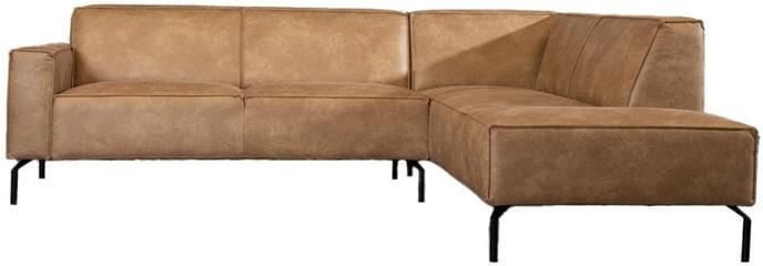 Bronx71 Industriële hoekbank Kansas eco-leer beige rechts. - Foto 3