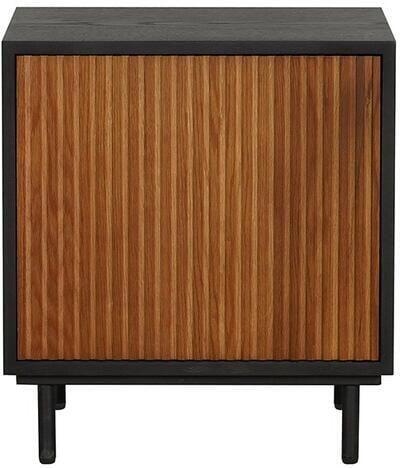 Bronx71 Nachtkastje Shelly zwart rustiek eiken. - Foto 3