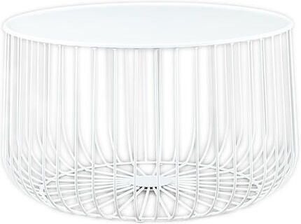 Bronx71 Salontafel Senna metaal wit Salontafel rond - Foto 3