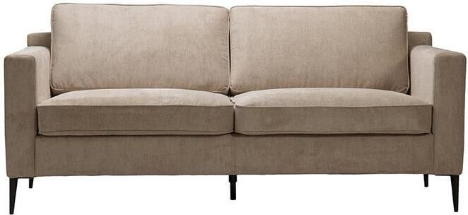 Bronx71 Scandinavische bank 3-zits Orlando stof gemêleerd taupe. - Foto 3