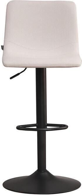 Bronx71 Scandinavische barkruk Eva draaibaar gerecyclede stof beige 60-76 cm Barkrukken set van 2 barstoel - Foto 2