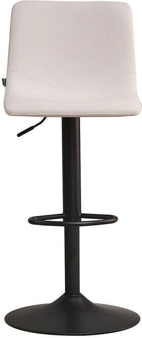 Bronx71 Scandinavische barkruk Eva draaibaar gerecyclede stof off white 60-76 cm barstoel - Foto 3