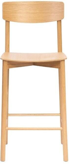 Bronx71 Scandinavische barkruk Miquel naturel eiken 78 5 cm barstoel - Foto 2