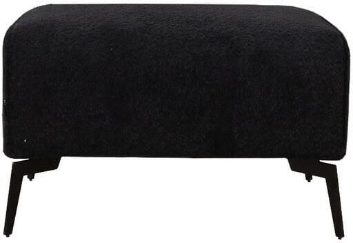 Bronx71 Scandinavische hocker Vegas bouclé zwart. - Foto 3