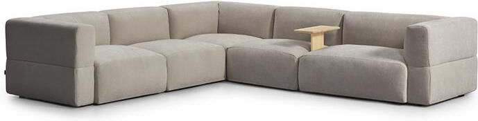 Bronx71 Scandinavische hoekbank Karla chenille taupe 6-zits - Foto 2