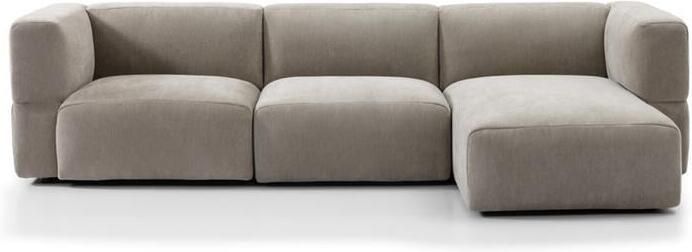 Livin24 Bronx71 Scandinavische hoekbank Karla taupe rechts 3-zits - Foto 2