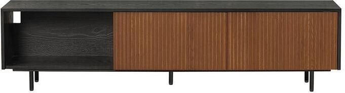 Bronx71 Tv-meubel Ray zwart|rustiek eiken 180 cm - Foto 3