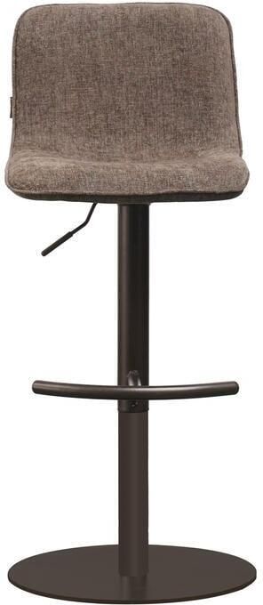 Bronx71 Velvet barkruk Jack bruin 60-82 cm barstoel - Foto 3