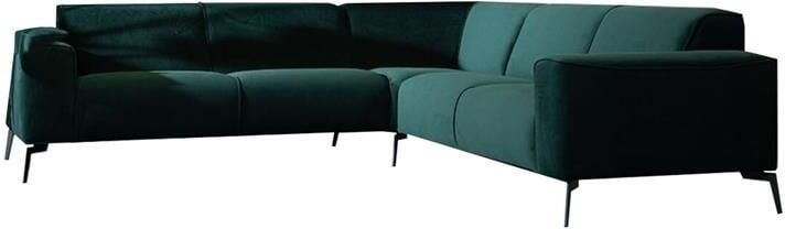 Bronx71 Velvet hoekbank Vegas groen links rechts. - Foto 3