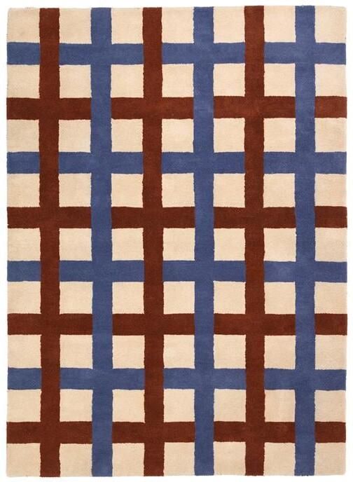 Broste Copenhagen Edith Vloerkleed Blauw