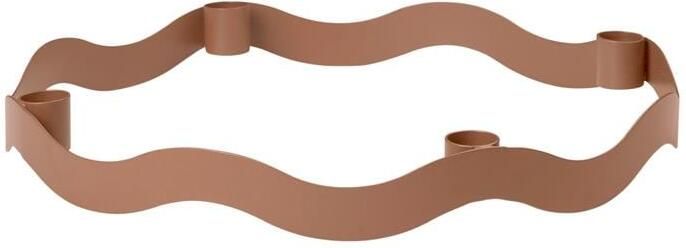 Broste Copenhagen Halo Kandelaar Caramel Brown