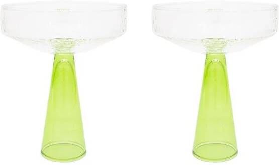 Brût Homeware Coupe Claude helder | groen set van 2