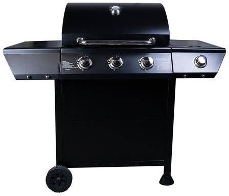 Buitenkado Gas BBQ 3 branders extra zijbrander