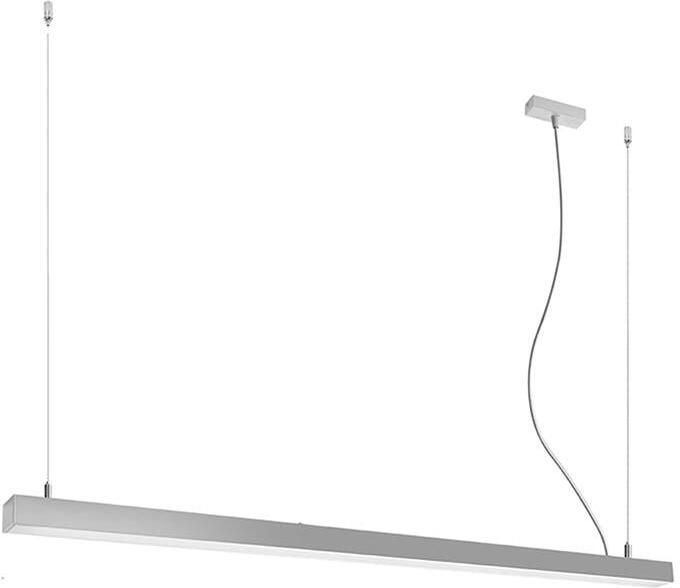 Bussandri Hanglamp minimalistisch Kunststof Grijs