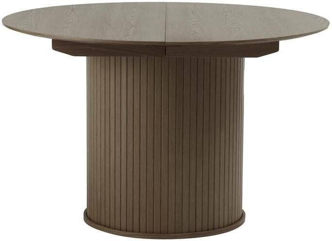 Giga Meubel Giga Living Eettafel Rond Donkerbruin Uitschuifbaar Ø120-167cm Nola - Foto 2