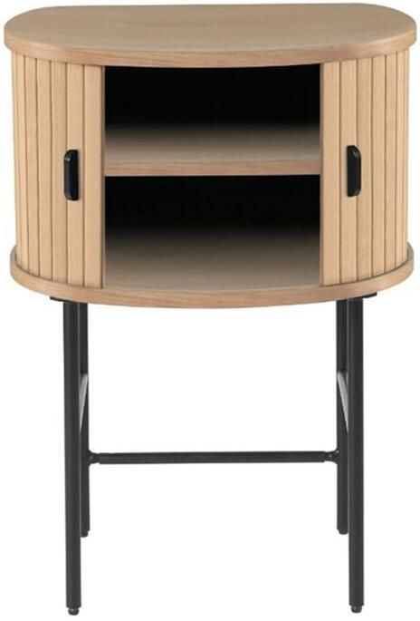 Giga Living Nachtkastje Nola Naturel Eikenhout 50x40x70cm - Foto 3