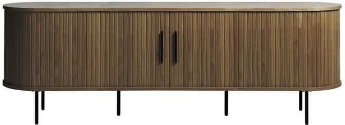 Giga Meubel Giga Living Tv-Meubel Donkerbruin Eikenhout 2-deuren 160x46x55cm Nola - Foto 2