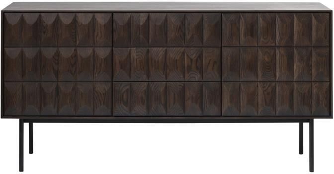 Giga Living Dressoir Espresso Eikenhout 3 Delen Kast Latina - Foto 3