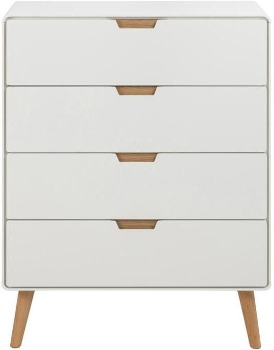 Giga Living Dressoir Lowy 80x40x100 cm Naturel 4-lades - Foto 2