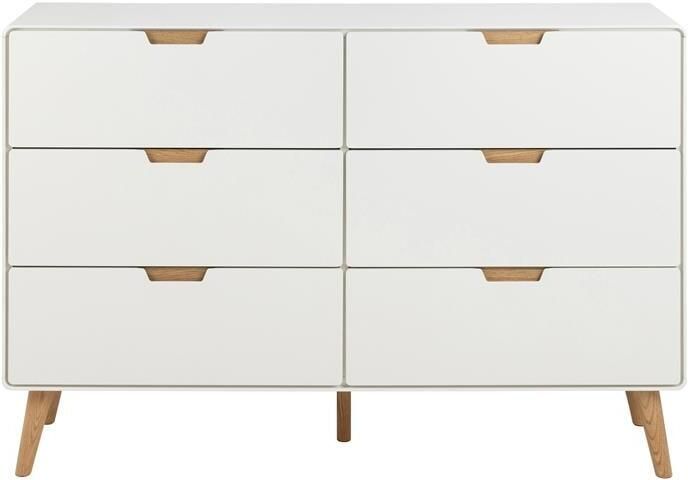 Giga Living Dressoir Lowy 135x40x90 cm Naturel 6-lades - Foto 2