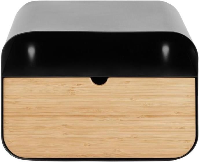 Bendt Hangend Nachtkastje Nonny Bamboe en staal Zwart - Foto 3