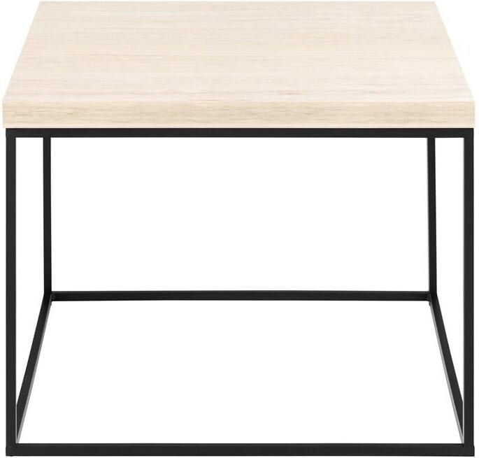 Bendt Vierkante Salontafel Maresa Travertine-look 60 x 60cm Beige - Foto 3