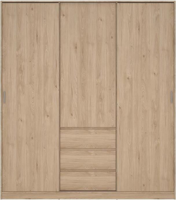 By fonQ basic Slide Kledingkast B 177 cm Eiken