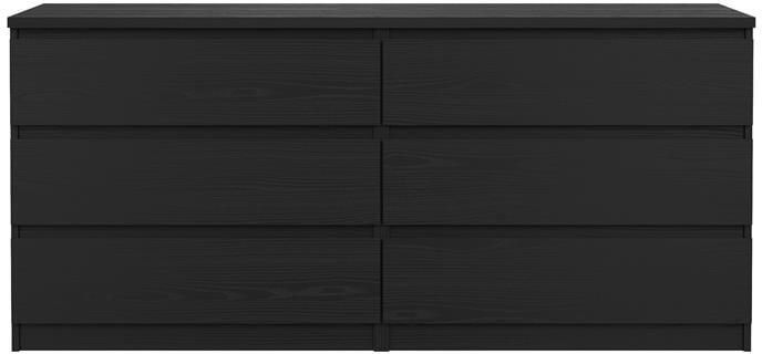 Tvilum Naia kommode 6 lades zwarte structuur - Foto 2