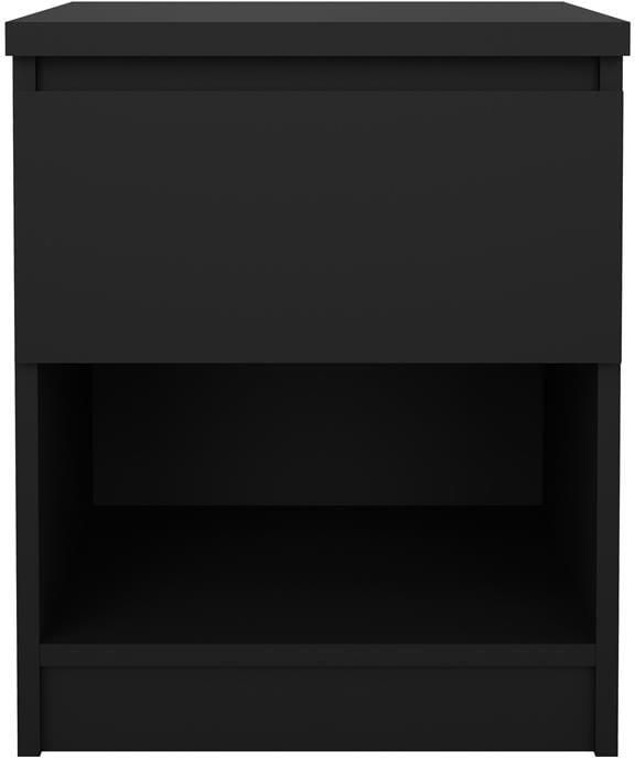 By fonQ basic Slide Nachtkastje 1 lade Matzwart