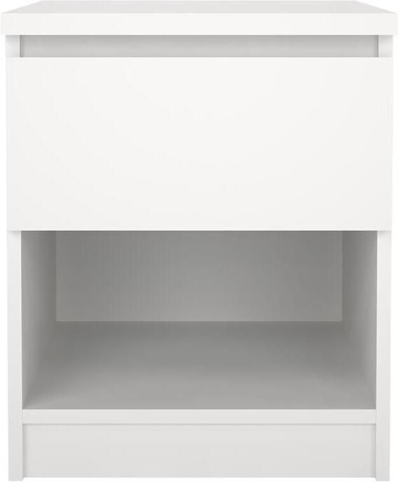 By fonQ basic Slide Nachtkastje 1 lade Wit