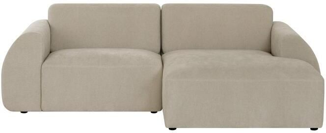 By fonQ Bink 2 5-zits Hoekbank met Chaise Longue Rechts Bouclé Beige
