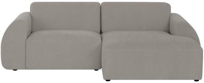 By fonQ Bink 2 5-zits Hoekbank met Chaise Longue Rechts Bouclé Grijs