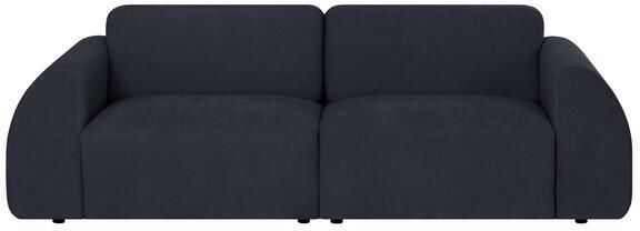 By fonQ Bink 2 5-zitsbank Bouclé Zwart