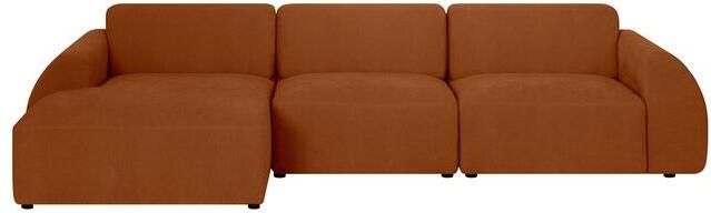 By fonQ Bink 3-zits Hoekbank met Chaise Longue Links Bouclé Terra