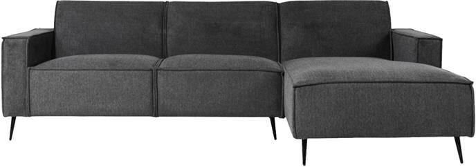 By fonQ Bo Hoekbank met Chaise Longue Rechts Linnen Antraciet - Foto 2