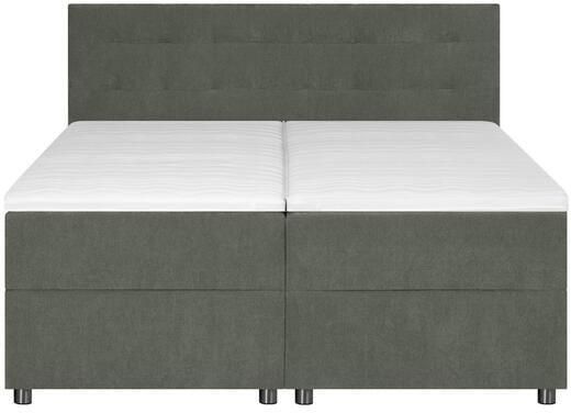 By fonQ Brene Boxspring met Opbergruimte 180 x 200 cm Mosgroen
