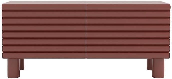 By fonQ Brutal Tv-meubel 2-deurs Bordeaux