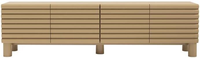 By fonQ Brutal Tv-meubel 4-deurs Latte