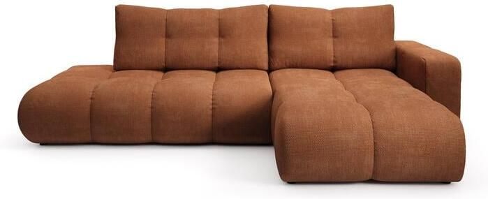 By fonQ Charme Hoekbank Rechts met Slaapfunctie Chenille Terra