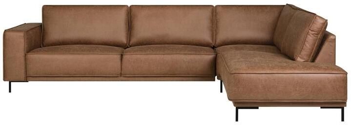 By fonQ Dune Hoekbank Links Kunstleer Cognac