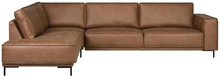 By fonQ Dune Hoekbank Rechts Kunstleer Cognac